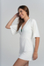 Vestido Carol Blanco Roto - comprar online