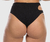 Bikini Bragas Hot Pants Trenzas Negro en internet