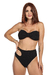 Image of Black Braided Hot Pants Bikini Bottom