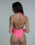 Neon Pink Halter Neck "Drop" Swimsuit - Aleccra