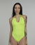 Neon Green Halter Neck "Drop" Swimsuit - buy online