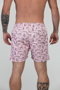 Shorts Masculino Estampa Guepardo Rosa - buy online