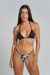 Braguita Bikini Amores Estampado Hojas Negras - tienda online
