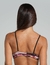 Top de Bikini Luana con Estampado Étnico Borgoña - comprar online