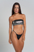 Top Bikini Banda Plateada - tienda online