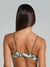 Green Leaves Print Luana Bikini Top - buy online