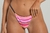 Pink Stripes Print Amores Bottom Bikini