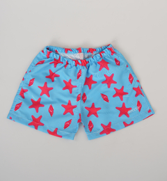 Shorts Infantil Estampa Estrela do Mar