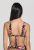 Image of Ribbed Larissa Bikini Top in Flower Print