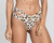 Ribbed Larissa Bikini Bottoms in Leopard Print
