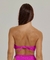 Strapless Fuchsia Braided Bikini Top on internet