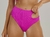 Braga De Bikini Estilo Hot Pants Con Trenzas En Color Fúcsia en internet