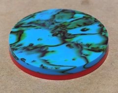 Camada AVATAR (Azul Turquesa com rajado Marrom) - 3,5mm na internet