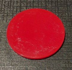 Camada Vermelho CEREJA Liso - 2,8mm
