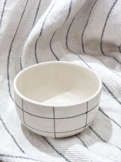 Maceta Ceramica rayada - comprar online