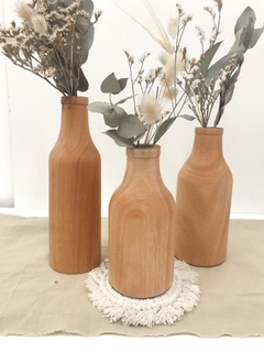 Botella de madera (S, M o L) - comprar online