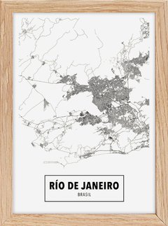 Mapa Río de Janeiro - comprar online