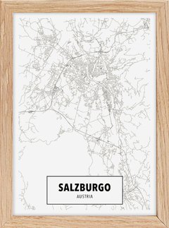 Mapa Salzburgo - comprar online