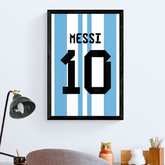 Cuadro Camiseta Lionel Messi (IND-3006) - comprar online