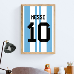 Cuadro Camiseta Lionel Messi (IND-3006) en internet