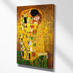 Cuadro Lienzo Arte - Pintura El Beso Gustav Klimt (LIE-303) - comprar online