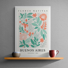 Cuadro Flor Nativa BUENOS AIRES (IND-1020) - comprar online