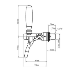 Canillas Doble Acción Talos 100% inoxidable (1012032-00) - comprar online