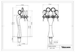 Cobra Talos 4 Salidas + Canilla + Conector + Medalla en internet