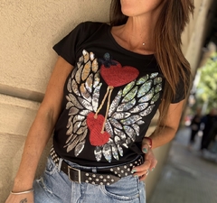 Remera Corazón Alas - comprar online