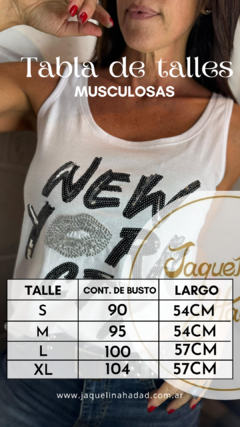 Musculosa bordada Corazón en internet