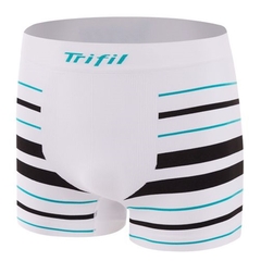 Cueca BoxerTrifil Microfibra Listrada Sem Costura - comprar online