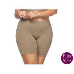 Bermuda Segunda Pele Microfibra Plus Size Sem Costura Zee Rucci