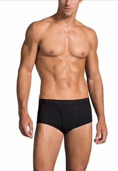 Kit Com 3 Cueca Lupo Slip Com Abertura Algodão Canelado - comprar online