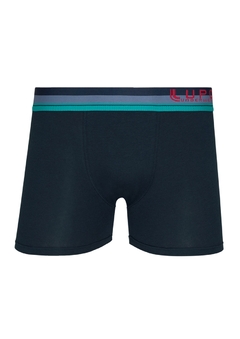 Cueca Boxer Algodão Com Elastano Sem Costura Lateral Lupo