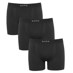 Imagem do Kit 3 Cueca Boxer Lupo Micromodal Sem Costura 0661-001