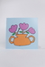 Cartão Vaso Violetas + TELEGRAMA