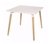 Mesa Eames 80x80 + 4 Sillas Eames - comprar online