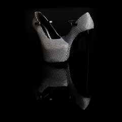 Sapato Mary Jane Xadrez na internet