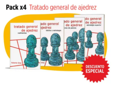 Tratado General del ajedrez de Grau - Coleccion 4 Tomos