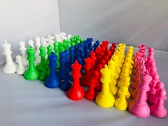½ Juegos de Colores Staunton Plastigal tamaño profesional - Combina los 2 colores que quieras - Ideal Escuela! - comprar online