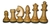 Juego de Ajedrez Jaque Mate de Madera 11 con doble dama - super plomado (Utilizados por Karpov en los Magistrales Najdorf) - ventajedrez