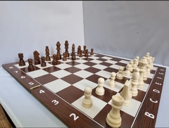 La casa del ajedrez. Tablero económico de madera 40 x 40 cm