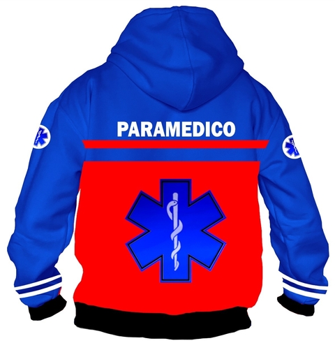 Buzo BZT-0662C - Emergencias Medicas 2 (Paramédicos) Rojo y Azul - comprar online