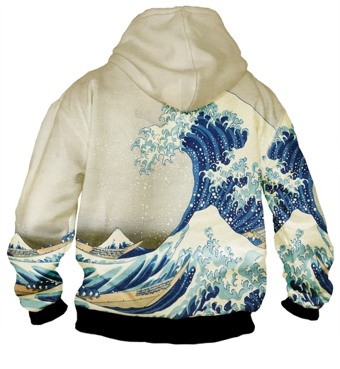 Campera CZT-0703 - Hokusai La Gran Ola de Kanagawa - comprar online