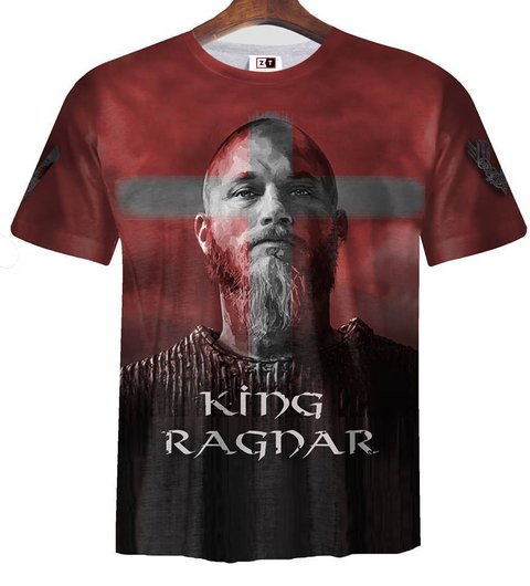 Remera ZT-0079 - Vikings King Ragnar