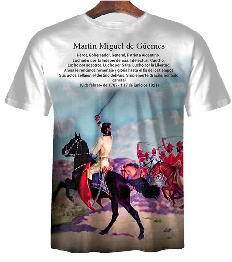 Remera ZT-0129 - Martin MIguel de Güemes 2 en internet