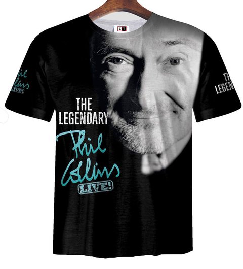 Remera ZT-0172 - Phil Collins Legendary Argentina 2018 (Bs As)