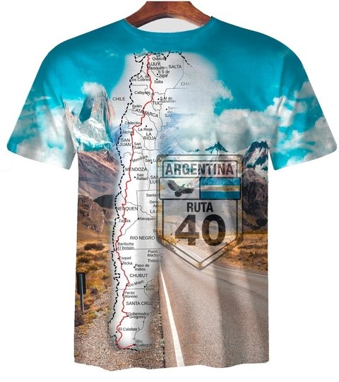 Remera ZT-0535 - Ruta 40 (Opcion 2) - comprar online