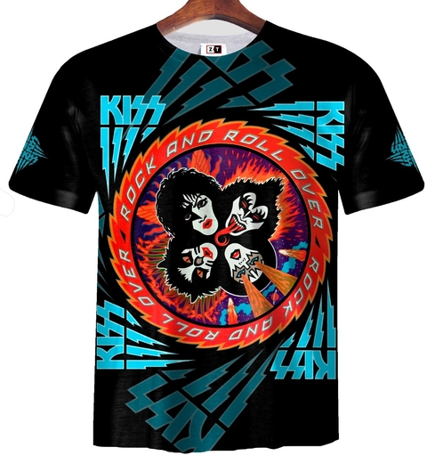 Remera ZT-0789 - Kiss Rock and Roll Over