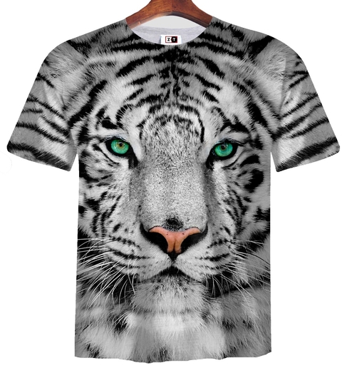 Remera ZT-0792 - Tigre Blanco